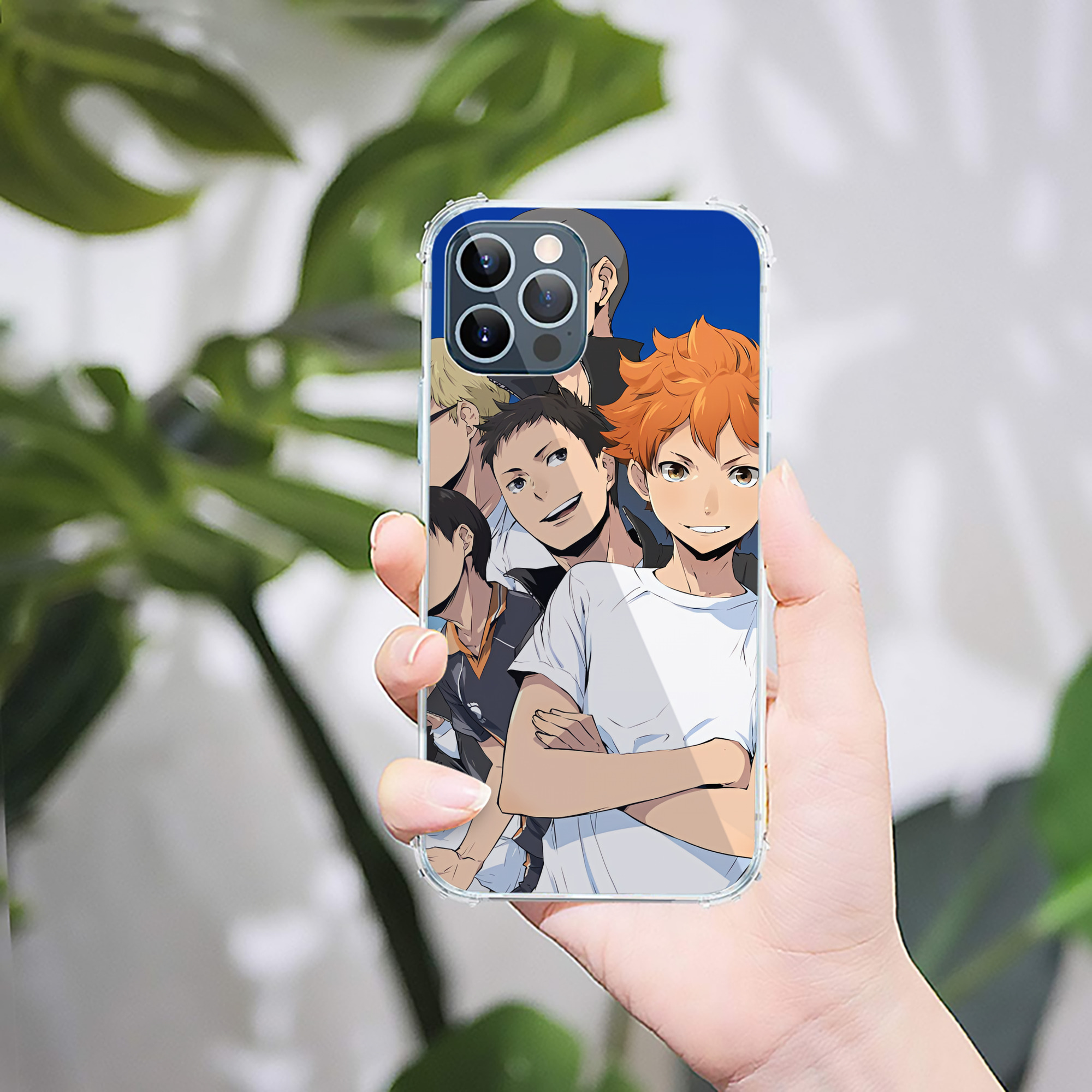 （画像用） ハイキュー!! Haikyu!! 【iPhone 12シリーズ対応】透明スマホケース（クリアソフトケース）